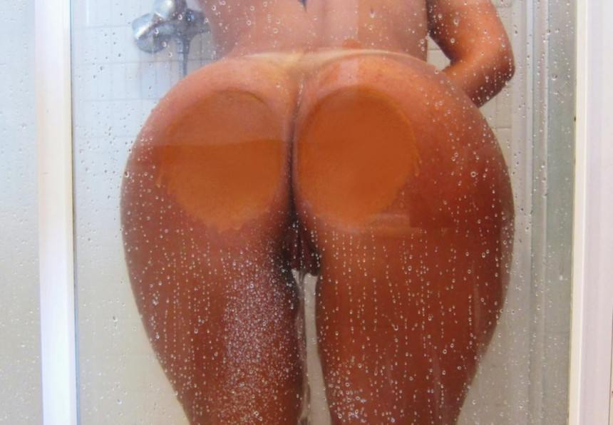        ,    ,      , Nude girl ass pressed against the glass in the shower